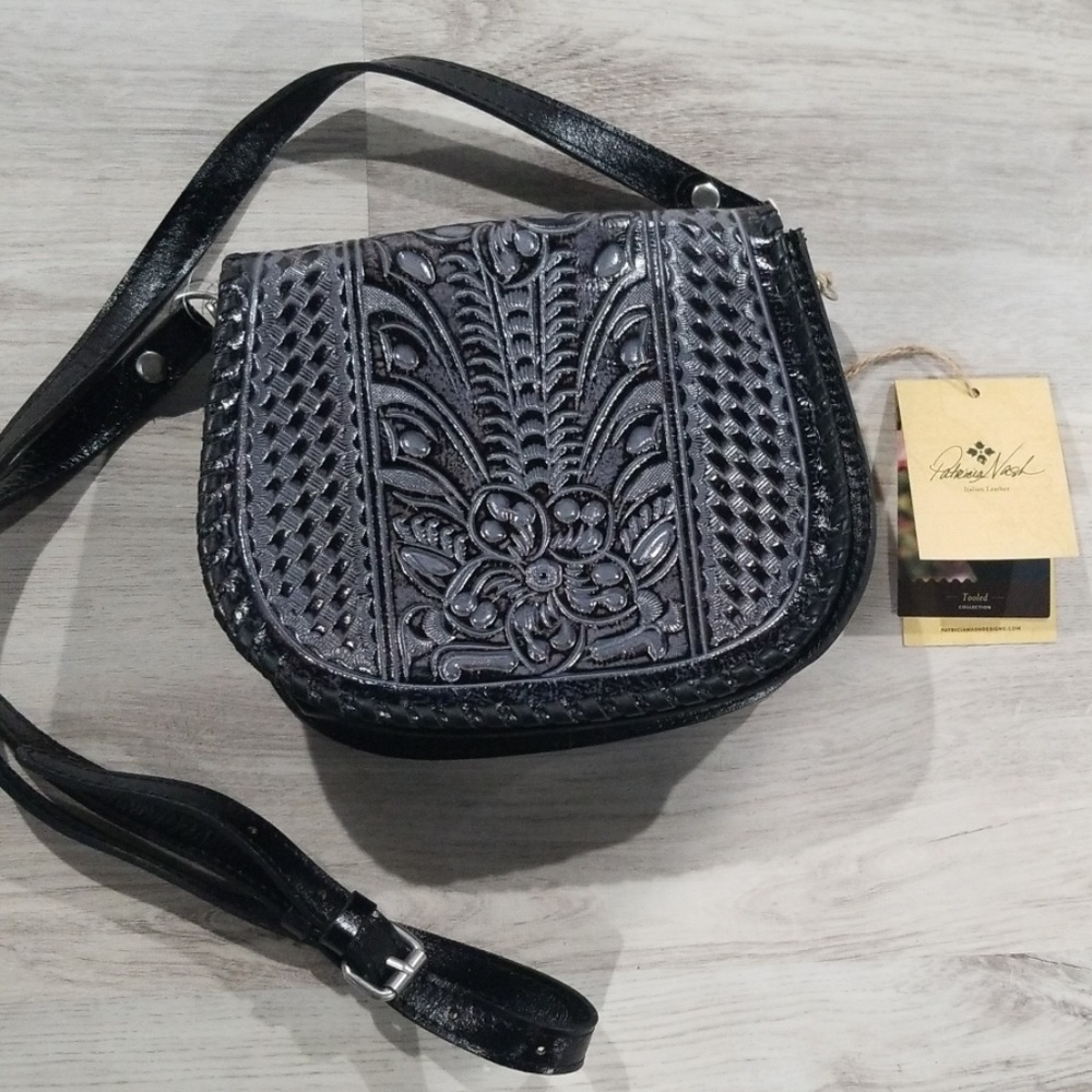 Patricia Nash Italian leather Crossbody
